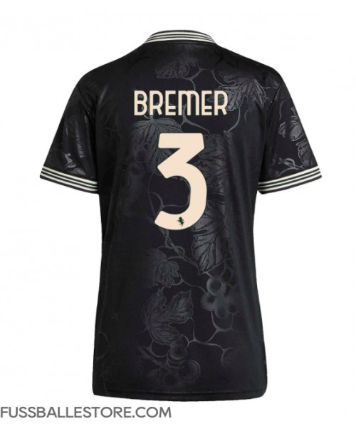 Günstige Juventus Gleison Bremer #3 3rd trikot Damen 2025-26 Kurzarm Günstige Juventus Gleison Bremer #3 3rd trikot Damen 2025-26 Kurzarm